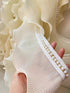5 Yards Beaded Ruffled Organza Lace Mirror Decoration Bouquet Lace Curtains Home Fabric Lace...