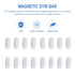 Magnetic Stir Bar Set, Stir Plate PTFE Stirrer Mixer Stir Bar, Stir Rod Magnetic, Laboratory Bar, Stir Plate Magnet Stick (25 Pieces,7mm/ 0.2 Inch...