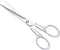 Acrylic & Stainless Steel 7" Scissors?Stylish and Functional Scissors for Office and Home Use-Silver...