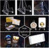 10pcs Transparent Acrylic Stands Mini Coin Display Stand Easel Holder Rack Shelf For Collectable Challenge Medals Card Holder Mini Coin Display St...