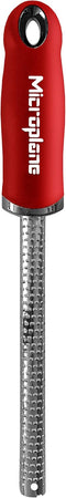 Microplane Specialty Spice Grater – Perfect for Nutmeg & Cinnamon, with Safety Cover (Red)...