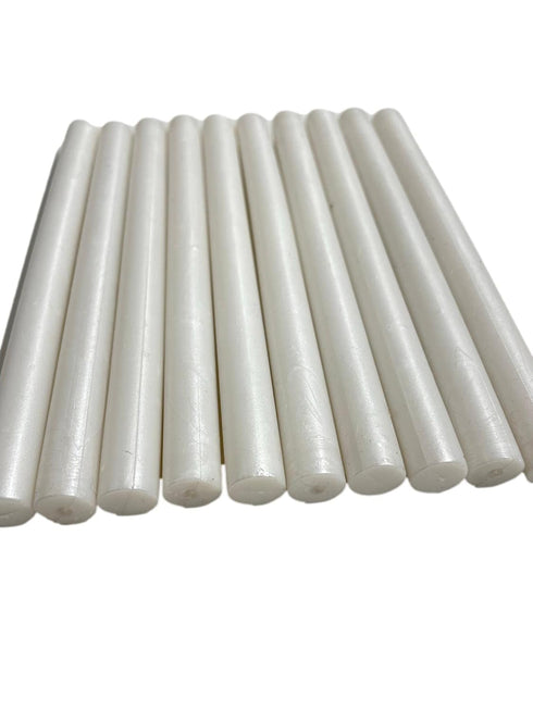 10pcs Pearl White Shimmer Glue Gun Sealing Wax Sticks for Wax Seal Stamping...