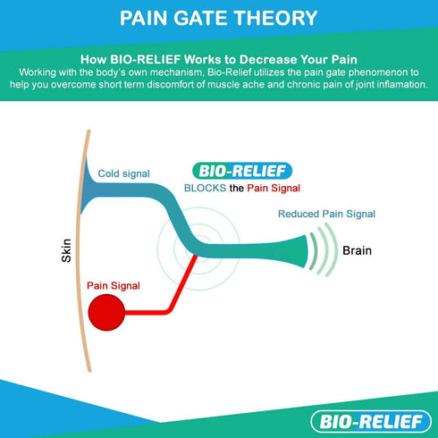 BIO-Relief Pain Relief Gel, Cooling Gel with 10% Menthol & Arnica Montana, 3 oz Roll-on for Arthritis, Muscle Pain, Joint & Back Pain, Topical Ana...