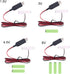 2M LR6 AA Battery Eliminator USB Power Supply Cable Replace 1-4pcs 1.5V AA Battery (6V)...