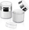 2Pack 30ml Airless Pump Jar - Airless Pump Bottles 1.0 Oz Moisturizer Pump Dispenser, Cream Jar Vacuum Bottle Drunk Elephant Container, Cosmetic P...