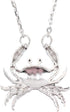 Cute Crab Necklace Pendant Hypoallergenic Jewelry Summer Spring Gifts...
