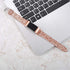 Bling Bands Compatible with Fitbit Charge 2 Band, Women Strap Shiny Glitter Leather Replacement Bands Compatible with Fitbit Charge 2 Wristbands...
