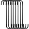 8 Pack Extra Large 10 inch S Hooks for Hanging,S Shaped Hook Heavy Duty,Black Long S Hooks for Hanging Plant,Basket,Tree Branch,Closet,Garden,Perg...
