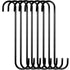 8 Pack Extra Large 10 inch S Hooks for Hanging,S Shaped Hook Heavy Duty,Black Long S Hooks for Hanging Plant,Basket,Tree Branch,Closet,Garden,Perg...