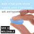 Ear Plugs for Sleeping, Reusable Silicone Moldable Noise Cancelling Sound Blocking Reduction Earplugs for Swimming, Snoring, Concerts, Shooting, A...