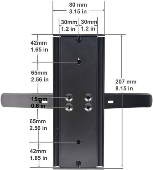 VideoSecu DVD DVR VCR Wall Mount Bracket for DVD Player DDS Receiver Blu-Ray Media VCR Stereo Cable Box - Adjustable Electronic Component Shelf Ho...