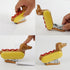 Mini Stapler for Kids Students Novelty Hotdog Desktop Stapler with 1000PCS Staples 12 Sheets Capacity Stationery Animal Stapler for Home Office Gi...