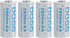 3.7 Volt 1??6??3??4??0 Rechargeable Battery 2??80??0mAh Battery 4 Pack Large Capacity Batteries for LED Flashlight, Headlamps, etc...