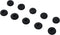 Black Soft Foam Earbud Earpad Replacement Sponge Covers for Walkie Talkie Earpiece & Stereo Headsets?Diameter 18MM,10Pcs?...
