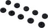 Black Soft Foam Earbud Earpad Replacement Sponge Covers for Walkie Talkie Earpiece & Stereo Headsets?Diameter 18MM,10Pcs?...