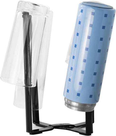 Kitchen Stand Holder, Plastic Bag Drying Rack, Multifunctional Countertop Cups Bottles Drying Rack for Plastic Bags, Bottles and Cups, Shelf Trash...