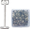 300pcs 1/16" Replacement Steel Needles for Flooring Wall Tile Leveling System, 1.5mm Leveler Replaceable Pin Reusable Spare Steel Pin Tiling Const...
