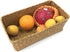 Hand-woven Seagrass Storage Rectangular Basket and Home Organizer Bins,Natural Water Hyacinth Basket (brown, M)...