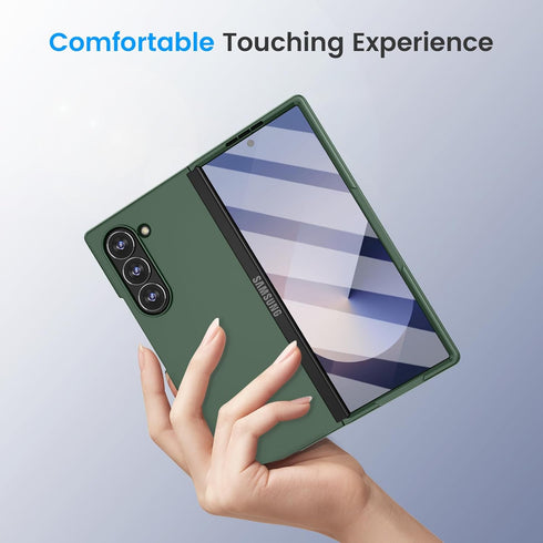 Ruky for Galaxy Z Fold 6 Case with Built-in Screen Protector, Full Body Protective & Hard PC & Ultra-Thin Shockproof Phone Case for Samsung Z Fold...
