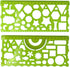BronaGrand Plastic Templates Drawing Geometric Rulers Triangle Circle Drawing Ruler(Random Color)...