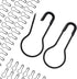 Clothing Tag Pins Bulb Pin Metal Gourd Pin DIY Home Accessories Safety Pins Bulb Pin (Blcak)...