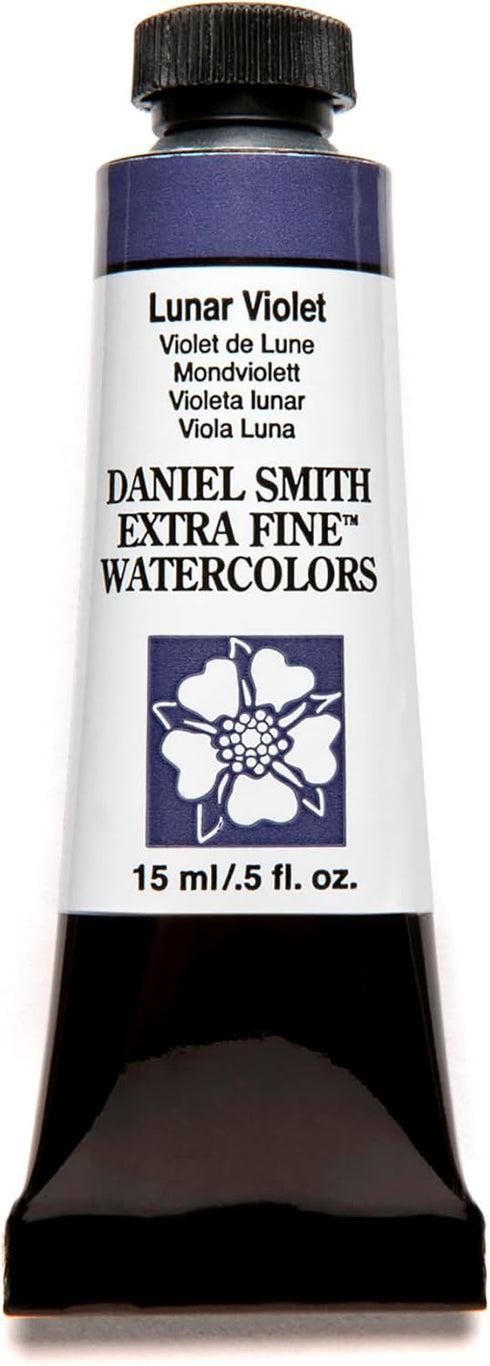 DANIEL SMITH Extra Fine Watercolor 15ml Paint Tube, Lunar Violet, 0.51 Fl Oz (Pack of 1)...