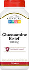 21st Century Glucosamine Relief® 1000mg Tablets, 120 Count...