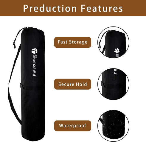Dog Playpen Stakes Storage Bag, Dog Pen Fence Poles Organizer Bag with Carrying Strap, Suitable for All Dog Pens (32 Inches)…...