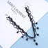 Vintage Black Lace Choker Necklace Black Teardrop Crystal Choker Necklace Gothic Hollow Lace Necklaces 90s Victorian Tattoo Necklace Jewelry for W...