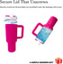 Mini Cup Keychain for Stanley Cup- Cute Mini Tumbler Keychain Chapstick Holder Purse Backpack Charm Accessories...