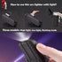 Waterproof Lighter with Flashlight,USB Rechargeable Flameless Lighter with Survival Whistle & Lanyard,Plasma Electric Lighter, Camping Tactical Ge...