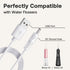 Bitvae Replacement Charger Cable, Fits D2/R1/R2/S2 Electric Toothbrush, C2/C5/C6 Water Dental flosser, USB DC Charging Cord, White......