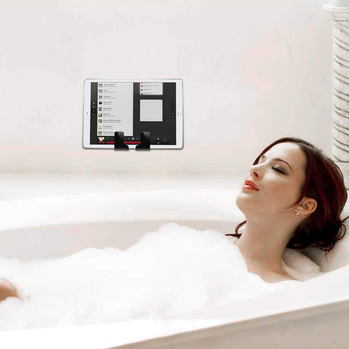 TXEsign Adhesive Wall Phone Holder Mount for Smartphones iPhone External Battery Wall Holder Mount (Black)...