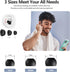 Beats Studio Buds Plus Case Cover, 2021/2023 New Beats Studio Buds, Wireless Earbuds Silicone Case Accessories with Keychain, Dark Grey...