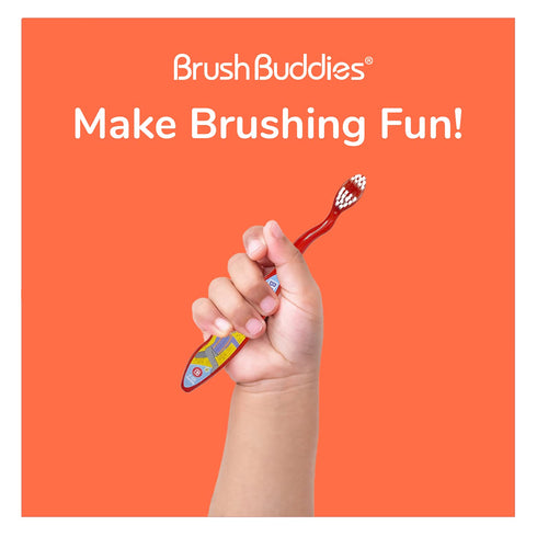 Brush Buddies Jojo Siwa Manual Toothbrush Pack, Multi-Colored, Battery Powered, Girls...