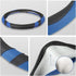 West Llama Customized Auto Car Steering Wheel Cover for Honda (Black+Blue)...