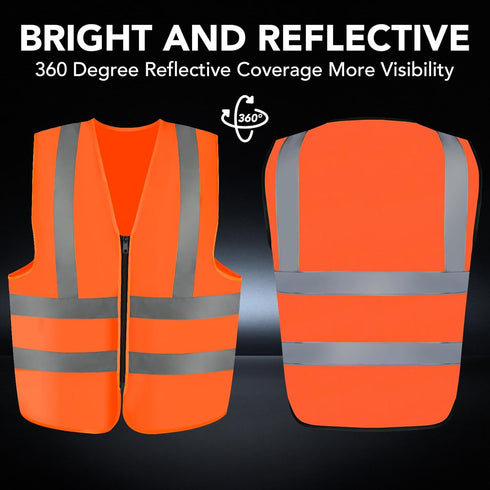3-Pack Safety Vest For Women Men...