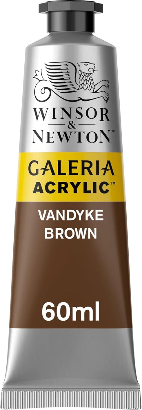 Winsor & Newton Galeria Acrylic Color, 60ml (2-oz) Tube, Vandyke Brown...