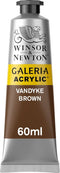 Winsor & Newton Galeria Acrylic Color, 60ml (2-oz) Tube, Vandyke Brown...