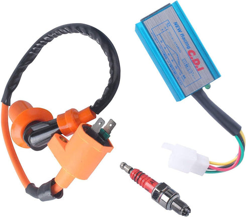 Racing Ignition Coil 5 Pins AC CDI Box for GY6 4-Stroke 50cc 70cc 90cc 110cc 125cc 150cc Scooter ATV Go Kart Moped Quad Pit Dirt Bike With 3 Elect...