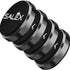SALEX Magnetic Phone Mount 4 Pack. Black Flat Cell Phone Holder for Car Dashboard, Wall, Truck. Universal Stick on iPad Wall Magnet Mount for Tabl...