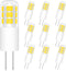 G4 LED Bulb 2W, 20W Halogen Equivalent, Warm White 3000K, AC/DC 12V, T3 JC Bi-Pin Base Light Bulbs for Under Cabinet Puck Light, Chandelier, Lands...