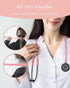 FriCARE Lightweight Stethoscope - Stethoscopes for Nurse Medical Nursing Students - Classic Home Health Diagnostic Kit, StethoMedic Essentials, Li...