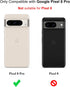 Case for Google Pixel 8 Pro, Thin Phone Case with Soft Interior Slim Flexible Back Cover for Pixel 8 Pro - Blue...