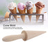 Ice Cream Cone, Wooden Waffle Cone Roller Waffle Roller Pastry Roll Cake DIY Cooking Kitchen Tool Decorating Baking Accessory...