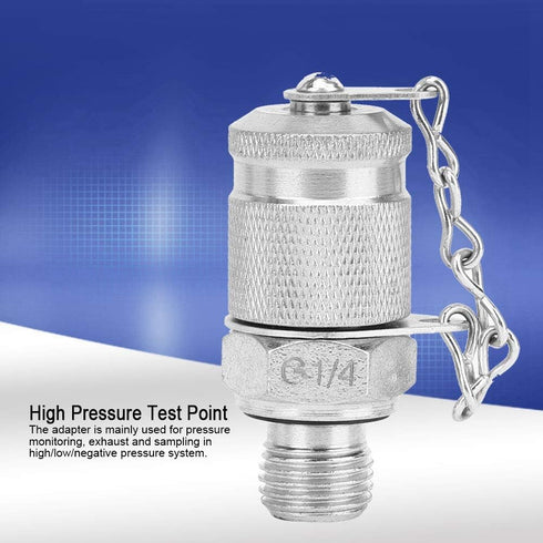 ViaGasaFamido G1/4-M16x2 Hydraulic Test Adapter Hydraulic Pressure Test Point Testing Coupling Adapter Hose Fitting Adapter for Hydraulic System P...
