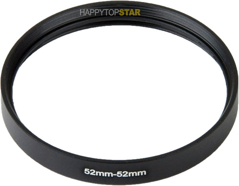 Metal 52-52 mm 52mm 52 mm Female to Female Coupling Ring Adapter for Lens Filter...