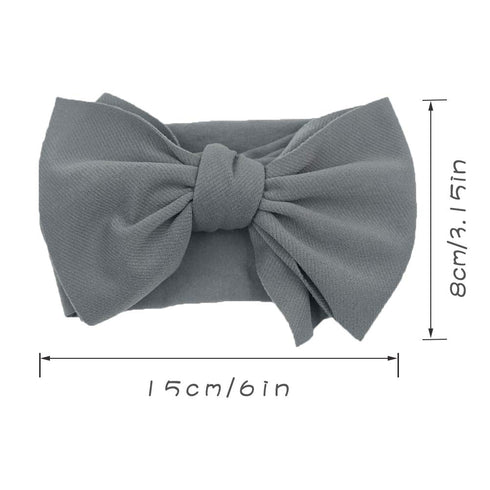KIDOCHEESE Hairband, Baby Girl Bows Nylon Headbands with Bows, Handmade Hairbands Elastics Hair Accessories for Newborn Infant Toddlers Kids, 5 Pc...