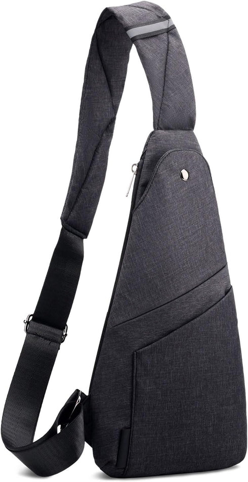 Lightweight Sling Bag for Men Slim Crossbody Purse Small Shoulder Backpack Anti-Theft Side Chest Bags...