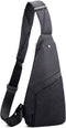 Lightweight Sling Bag for Men Slim Crossbody Purse Small Shoulder Backpack Anti-Theft Side Chest Bags...